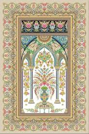 تصویر 3 از جانماز ابریشمی با ترکیب نخ‌ های ابریشمی